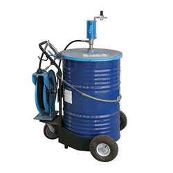 ULTRAFLO Mobile Grease Distribution Kit with 10m x 1/4" Hose Reel - 58:1 Ratio, 180kg
