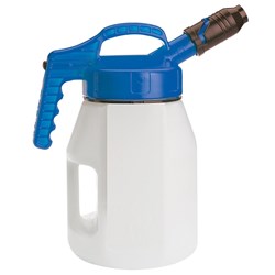OILSAFE 5L Oil Jug w/ Blue Stumpy Spout