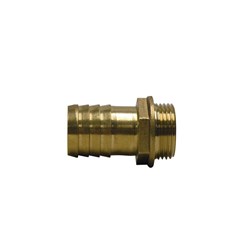 Brass Hose Barb - 1" Barb X 1" BSP Thread