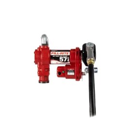 Fillrite Heavy Duty Refuelling Kit - 24V DC 57L/Min Pump Kit, 3.6M Hose & Manual Nozzle