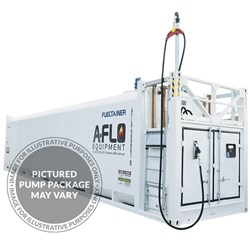 FT30 Diesel Tank fitted w/ Single Hose Standard 240V 100L/min Pump Package and Fluidlink FMT