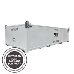 Diesel 8000L GENCUBE fitted with 12V EX50 Pump (56LPM), 4m Hose, Mechanical Meter, Auto Nozzle and Fuel Filtration