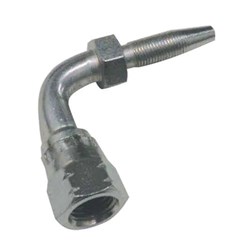 Stainless Steel JIC Reusable Hose End for 8.3mm Hose - 90 
