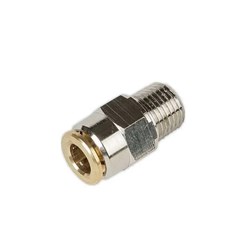 Push In Connector Straight M6 x1 x 6mm Tube Fitting