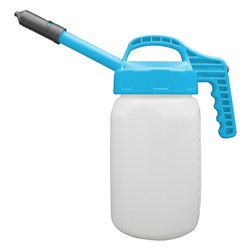 LUBESMART 3 Litre Oil Jug with Light Blue Mini Spout Lid