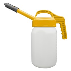 LUBESMART 3 Litre Oil Jug with Yellow Mini Spout Lid