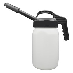 LUBESMART 3 Litre Oil Jug with Black Stretch Spout Lid