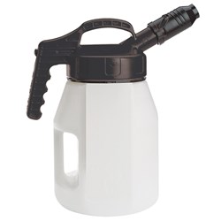 OILSAFE 5L Oil Jug w/ Black Stumpy Spout