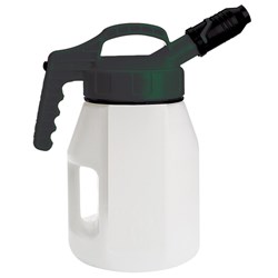 OILSAFE 5L Oil Jug w/ Dark Green Stumpy Spout